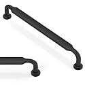 10 Pack Matte Black Cabinet Pulls 6 Inch(152mm) Kitchen Cabinet Handles Solid Zinc Alloy Cabinet Hardware Drawer Pulls