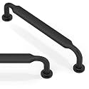 10 Pack Matte Black Cabinet Pulls 5 Inch(128mm) Kitchen Cabinet Handles Solid Zinc Alloy Cabinet Hardware Drawer Pulls