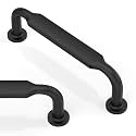 10 Pack Matte Black Cabinet Pulls 3.75 Inch(96mm) Kitchen Cabinet Handles Solid Zinc Alloy Cabinet Hardware Drawer Pulls
