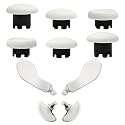 10 Pack Metal Paddles Replacement for PS5 Edge Controller(White)