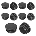 M METERXITY 1-3/16"(30mm) ID Hole Plug Tubing End Cap Round Plastic 10pcs