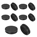 M METERXITY 2-9/32"(58mm) ID Hole Plug Tubing End Cap Round Plastic 10pcs