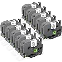 10-Pack TZe-251 24mm TZe Label Maker Tape Compatible with Brother P Touch