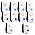 10 Pack Ultrasonic Pest Repellent, Electronic Pest Control Insect Repellent for Bugs, Roach, Rodent, Rat Repellent Indoor Plug in,Pest Control for Home Homes, Offices, Kitchens
