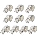 10 Packs Transfer and Gait Belts with Metal Buckle and Belt Loop Holder - Standing and Transfer Walking Assist Aid for Seniors, Elderly Patients, Caregiver, Nursing, Therapist, 60 inch