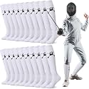 10 Pairs Fencing Socks for Men Knee High Socks Gifts for Fencer