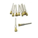TMAX 10p Brass Bristle 1/4" Pen Wire Brush Wheel for Dremel &amp; Rotary Tool