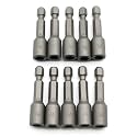 TMAX 10p 1/4" Magnetic Nutsetter Nut Driver 1/4" Shank, Impact S2 Steel
