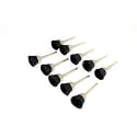 TMAX 10p Nylon Plastic Bristle 1/2" Cup Wire Brush Wheel for Dremel &amp;Rotary