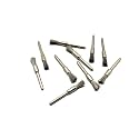 TMAX 10p Stainless Steel Bristle 1/4" Pen Wire Brush Wheel for Dremel &amp;