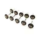 TMAX 10p Stainless Steel Bristle 3/4" Flat Wire Brush Wheel for Dremel &amp;