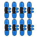 10 Pcs 1/2 to 1/4 inch Garden Hose Tubing Irrigation Fittings