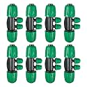 10 Pcs 1/2 to 1/4 inch Garden Hose Tubing Irrigation Fittings