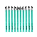 10 PCS 1/4" Masonry Drill Bit Set - Cross-Tip Tungsten Carbide Tile Drill Bits with Triangle Shank for Concrete, Tile, Brick, Glass, Wood &amp; Plastic