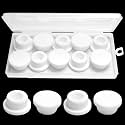 10 Pcs 22 mm/0.87 in Silicone Rubber Plug for 21 mm Round Holes