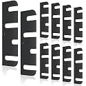 MorningRo 10 Pcs 4 Inch Black Door Hinge Shims for 3 Hole Hinges, Classic