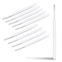 10 Pcs Fine Point Pin Pen Refills, Spare Refill for Weeding Pens, Replace Refill Needle Pin Craft Vinyl Tools for Air Bubble Release Piercing and Weeding Small Pieces