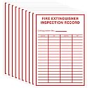 10 Pcs Fire Extinguisher Inspection Record Labels
