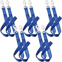 10 Pcs Horse Bucket Strap Hangers, Adjustable 20 to 31 in, Blue