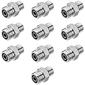10 PCS Hydraulic Adapter Fitting: 3/8" ORFS Male x #6 SAE/ORB Male