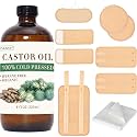 10 Pcs Organic Cotton Castor Oil Pack Wrap