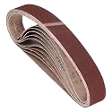 10 Pcs Sanding Belts 2 x 48 Inch 80 Grit Aluminum Oxide
