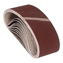 10 Pcs Sanding Belts 3 x 18 Inch 240 Grit Aluminum Oxide