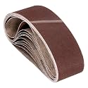 10 Pcs Sanding Belts 6 x 48 Inch 100 Grit Aluminum Oxide