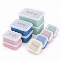 10 Pcs Silicone Freezer Molds with Lids, Meal Prep Freezer Containers