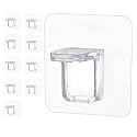 10 Pieces Adhesive Partition Hook No Drill