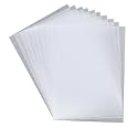 ZOOMELLA 10 Pieces Heat Shrink Papers Printable Jewelry Making 0.2mm Fine Grinding