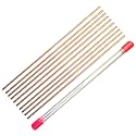Cloud Fire 10 Sticks Brazing Rods, Phosphor Copper Solder Welding Rods No Need for Flux Low Temperature Welding Rod for HVAC/R Welding Refrigerator, Air Conditioner Pipes 1/8 * 1/16 * 10 Inch
