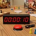 10 Seconds Game Challenge 6 Digit LED Digital Display Stopwatch Timer for Promotional Game Activities, Sport Timer Clock CP19