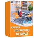 GONGSHI Vacuum Storage Bags for Clothing, 10-Pack, Small