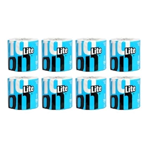 lite soft 2 ply toilet paper roll easy disposal clog-free gentle on skin bathroom tissues 330 pulls per roll pack of 8 roll 330 x 8  2640 sheets