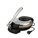 (10 Years Assured Warranty) 1000W Electric Roti and Khakra Maker, Non Stick Cooking Plate with Adjustable Temperature Control & Durable Stainless Steel Body for Easy Cooking