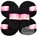 100% Acrylic Wool Gajri (6 pc) Baby-Soft Wool Ball Hand Knitting Wool/Art Craft Soft Fingering Crochet Hook Yarn, Needle Knitting Yarn Threa W XIC