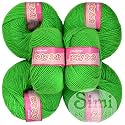100% Acrylic Wool Parrot Green (8 pc) Baby Wool Wool Ball Hand Knitting Wool/Art Craft Soft Fingering Crochet Hook Yarn, Needle Knitting Yarn Threa P QBG