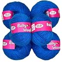 100% Acrylic Wool Royal (8 pc) Baby Wool Wool Ball Hand Knitting Wool/Art Craft Soft Fingering Crochet Hook Yarn, Needle Knitting Yarn Threa F GHE