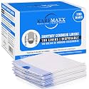 100 Bedside Commode Liners Bags for Commode Toilet - Leak Proof &amp; Odorless Potty Liners for Portable Potty Chair Liners - Potty Bags for Portable Toilet Bag - Bedside Toilet Liners Disposable Adult