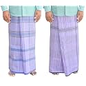 100% COTTON LUNGI, STITCHED LINGI, SIZE 2 MTRS,