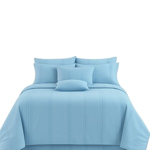 100 cotton uk queen - 84x84 size duvet cover  quilt cover  razai cover  comforter cover set 3 pcs duvet set  rajai set 1 button closure duvet cover  2 pillow case - light blue