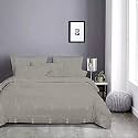 100% Cotton UK Super Single - 55x84 Duvet Cover | Quilt Cover | Razai Cover | Comforter Cover Set, 3 PCs Duvet Set | rajai Set (1 Button Closure Duvet Cover + 2 Pillow case)- Aqua Blue
