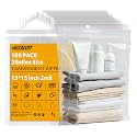100 Count 2 Gallon Zip Storage Bags, 2mil Reclosable