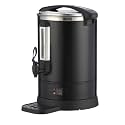100 Cup Stainless Steel Coffee Urn, 14 L Double Wall Coffee Dispenser, Commercial Grade Hot Beverage Dispenser, Fast Brewing, Perfect for Buffet Party Catering Wedding, Easy Cleaning