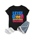 100 Days of School Shirt Kids Toddler 100th Day of School Shirt Boys Girls Celebration Student Happy Gifts Tops