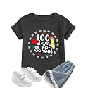 100 Days of School Shirt Kids Toddler 100th Day of School Shirt Boys Girls Celebration Student Happy Gifts Tops