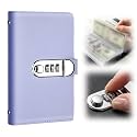 100 Envelope Savings Challenge Book, Cash Envelope Binder, 50 Pages (Purple)