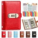 100 Envelope Savings Challenge Book, Money Saving Book Binder with Password Lock, Lockable Savings Notebook for Cash Budgeting, Personal Finance Planner for Adults, Build Saving Habits Reach Goal