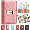 100 Envelope Savings Challenge Book, Money Saving Book Binder with Password Lock, Lockable Savings Notebook for Cash Budgeting, Personal Finance Planner for Adults, Build Saving Habits Reach Goal